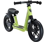 BIKESTAR Vollgefedertes Alu Kinder Laufrad Rad für Jungen und Mädchen ab 2 - 3 Jahre | 10 Zoll Lauflernrad Fully | Risikofrei Testen | Grün