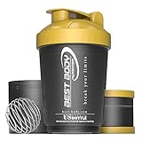 Best Body Nutrition Eiweiß Shaker USBottle schwarz/gold, 600 ml