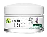 Garnier Bio Anti-Falten Feuchtigkeitspflege, Anti-Aging Gesichtspflege mit Bio-Lavendel, Naturkosmetik für alle Hauttypen, 1 x 50 ml