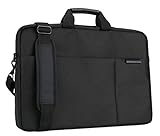 Acer Notebook Carry Case (geeignet für bis zu 17,3 Zoll Notebooks / Chromebooks: Universelle Schutzhülle mit Schultergurt, - und polsterung, Gurt zum Befestigen an Trolley, extra Fronttasche) schwarz