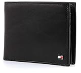 Tommy Hilfiger ETON CC FLAP AND COIN POCKET AM0AM00652 Herren Geldbörsen 13x10x2 cm (B x H x T), Schwarz (BLACK 002)