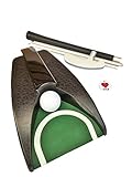 Unbekannt CEBEGO Golf Übungsset Put Training mit Puttmaschine, Putter, Golfball, Golf Kühlschrankmagnet-Golfgeschenek Golfzubehör Golftraining