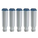 5 Wasserfilter für Ihren Krups Kaffeevollautomat I schraubbare Filterpatronen auch für Krups, Siemens, Bosch, AEG, Tefal, Neff, Gaggenau,