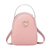 Btruely Handtasche Schwarz Klein Frauen Schultern kleiner Rucksack Brief Geldbörse Handy Messenger Bag Handtaschen Handtasche Vintage Tasche Umhängetasche Schultertasche Brieftasche