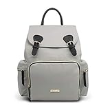 Pipibear Wickelrucksack Wasserdichte Stilvolle Baby Wickeltasche Rucksack, Große Reise Windeltasche für Mama