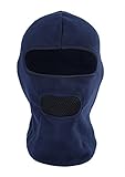 Panegy Motorrad Sturmhaube Balaclava Skimaske Motorradmaske Fahrrad Maske Outdoor Sport Gesichtshaube Kopfhaube Dunkelblau 45 * 29cm