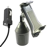scozzi universal KFZ Handy & Tablet Halterung für Getränkehalter + USB TYP C Schnell Ladekabel mit 2400mAh, Auto Halter Handyhalter Handyhalterung Ladegerät Autohalter Getränke Dosen Dosenhalterung