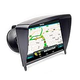 Digicharge® Sat Nav Sun Shade Visor For 7’’ 7 inch Screen ForDigicharge® Sonnenblende Sonnenschutz Und Nacht Reflexionsblocker für Garmin Dezl Fleet 780 770 790 Avtec Dezlcam 785 NavPal Sunways Shenen TruckNav Kainuoa Hieha Azgiant 7 Zoll Navi Navigationsgerät GPS Anti-Glare Sunshade
