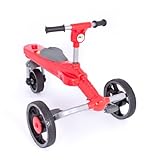 United Kids 13015-06 - Dreirad Alien im coolen Design, rot