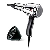 Valera Professioneller Metall-Haartrockner Swiss Metal Master Light, mit Ionen-Generator, 2000 Watt, verchromt/schwarz
