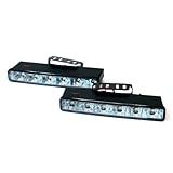 devil eyes 610763 LED Tagfahrlicht eckig ECE R87 2 X 6 LEDs