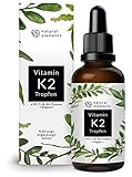 Vitamin K2 MK-7 200µg - 1700 Tropfen (50ml) - All-Trans Gehalt 99,7+% (K2VITAL® von Kappa) - Laborgeprüft, vegan, hochdosiert