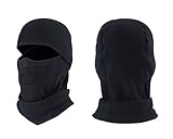 Panegy Funktions Sturmhaube Balaclava Skimaske Motorradmaske Fahrrad Maske Outdoor Sport Gesichtshaube Kopfhaube Schwarz 45*28cm