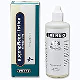 EVINNO Augenpflege Lotion für Hunde und Katzen - zur prophylaktischen Anwendung bei Hunden I Augenreinigung Augenbefeuchtung Feuchtigkeitstropfen (100 ml)