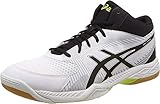 Asics Gel-Task MT Handballschuhe für Herren, Weiß - weiß schwarz hellgrau - Größe: 45 EU