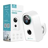 HeimVision HMD3 Überwachungskamera, 1080P Akku Kabellose WLAN Kamera, 2,4GHz WiFi, PIR Bewegungsmelder, wasserdichte Sicherheitskamera, Gegensprechfunktion, IR-Nachtsicht und SD-Kartenslot