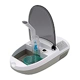 Quigg Inhalator mit Kompressor-Drucklufttechnologie/Behandlung von Atemwegserkrankungen wie Erkältungen, Bronchitis/Inhaliergerät für Erwachsene und Kinder/Vernebler-Inhalation IP21