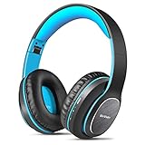 Bluetooth Kopfhörer Over Ear, WorWoder 50 Stunden Spielzeit Kopfhörer mit Hi-Fi Stereo Headset Tiefer Bass, Wireless Kopfhörer mit Mikrofon für iPhone/Android/PC/Handys/TV