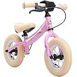 BIKESTAR Kinder Laufrad Lauflernrad Kinderrad für Mädchen ab 2 - 3 Jahre | 10 Zoll Sport Kinderlaufrad | Pink | Risikofrei Testen