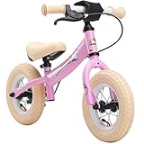 BIKESTAR Kinder Laufrad Lauflernrad Kinderrad für Mädchen ab 2 - 3 Jahre | 10 Zoll Sport Kinderlaufrad | Pink | Risikofrei Testen