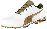 Puma Ignite Proadapt G_lux, Herren Golfschuhe, Weiß (PUMA White-Gold 01), 43 EU