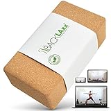 BACKLAxx® Yoga Block aus Kork - 100% Natur Yogaklotz nachhaltig - Yogablock hautfreundlich und ökologisch hergestellt inkl. Anwendungsvideos