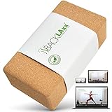 BACKLAxx® Yoga Block aus Kork - 100% Natur Yogaklotz nachhaltig - Yogablock hautfreundlich und ökologisch hergestellt inkl. Anwendungsvideos