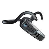 BlueParrott C300-XT Bluetooth-Headset – Kabelloser Kopfhörer mit 80 % Noise-Cancelling und Microsoft Teams Walkie-Talkie-Integration – Schwarz