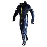 dirtlej commutesuit Road Edition Navyblau/Lime, Regenanzug für Radfahrer (L)