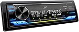 JVC KD-X472DBT USB-Autoradio mit DAB+ und Bluetooth Freisprecheinrichtung (Alexa Built-in, Soundprozessor, USB, AUX-In, Spotify Control, 4 x 50 Watt, VAR. Beleuchtung, DAB+ Antenne*)