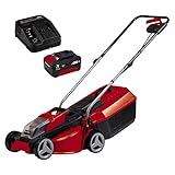 Einhell City Akku-Rasenmäher GE-CM 18/30 Li Kit Power X-Change (Li-Ion, 18 V, bis 150 m², 30 cm Schnittbreite, 3-stufige Schnitthöhenverstellung, inkl. 18 V 3 Ah-Akku und Ladegerät)