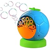 Trendario Seifenblasenmaschine Für Kinder & Erwachsene im Fussball Design, 500 Seifenblasen pro Minute, ideal für Party, Hochzeit, Deko, Geburtstag