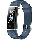 Willful Fitness Armband mit Pulsmesser,Wasserdicht IP68 Fitness Tracker Farbbildschirm Fitness Uhr Aktivitätstracker Schrittzähler Uhr Smartwatch Damen Herren Anruf SMS Beachten für iOS Android Handy