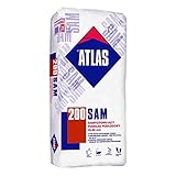 Ausgleichsmasse ATLAS SAM 200 selbstnivellierend Anhydrit Gips Basis 25-60 mm 25Kg