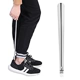 Haofy Edelstahl Lang Griff Schuhanzieher Schuhlöffel Schuhe Anziehhilfe