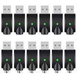 18 Stücke Faden Ladegerät USB Faden Intelligenter Überladung Schutz USB Ladegerät mit Gewinde LED Indikator Lampe Kompatibel mit EGO Standard Gewinde Geräten