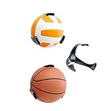 ELEOPTION Ballhalter Ball Wandhalterung Sportball Claw Schau auf der Wand für Basketball Fußball Volleyball American Football Hand Claw