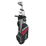 Wilson Unisex Profile Kid's Golf Set Small Right Hand, Red (Ages 5-8)