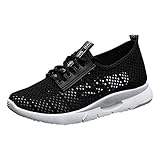 Sneaker Damen Aberimy Laufschuhe Damen Sneaker Sportschuhe Turnschuhe Straßenlaufschuhe Laufschuhe DäMpfung Leichte Atmungsaktiv Running Schuhe Sportschuhe Sneaker für Damen Mädchen 36-40丨1048