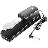 Neewer, Universal-Fußpedal mit Polaritätsschalterdesign, Piano-Stil, kompatibel mit jedem elektronischen Keyboard mit 6,3-cm-Eingang
