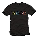 MAKAYA Vintage Gamer T-Shirt Herren Old School Game - Geschenke für Computer Nerds Man schwarz L