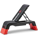 Reebok Deck Multifunktions-Stepbench, schwarz/rot