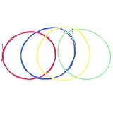 Dilwe Ukulele Saiten Set, 4 Teile/Satz Bunte Nylon Saiten Ersatzteil Zubehör für Ukulele