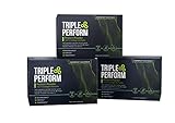 Triple Perform Protein Powder - 3-MONATSRATION, Nahrungsergänzungsmittel zur Unterstützung von Muskelaufbau, Regeneration, Fettabbau und Vorbeugung von Verletzungen
