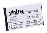 vhbw Li-Ion Akku 900mAh (3.7V) für Handy, Smartphone, Telefon BlackBerry wie C-M2, BAT-11004-001.