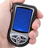 Vbest life 8 In 1 Handheld Höhenmesser Meter Thermometer Elektronische Navigation GPS Kompass Wettervorhersage Barometer Mit LED Hintergrundbeleuchtung