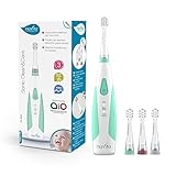 Nuvita 1151 | Sonic Clean&Care | Kinderzahnbürste Elektrische für Babys & Kleinkinder | 3 Stufen Sonic Technologie Elektrische Zahnbürste | Inkl. 3 Weich Bürstenköpfe (3-36 Mon) | EU Marke