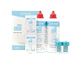 AVIZOR EVER CLEAN Kontaktlinsenflüssigkeit 2 x 350 ml. Lösung zur Reinigung und Desinfektion von Kontaktlinsen aller Art.