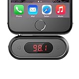 FM-Transmitter, doosl® FM-Transmitter FM Sender Wireless Kfz-3,5 mm mit Radio FM Transmitter KFZ-Ladegerät Adapter Für Phone 6 6 PLUS 5S 5 C Samsung Galaxy S6 S6 Edge S5 S4 and Other Audio Players