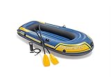 Intex Challenger 2 Set Schlauchboot - 236 x 114 x 41 cm - 3-teilig - Blau / Gelb